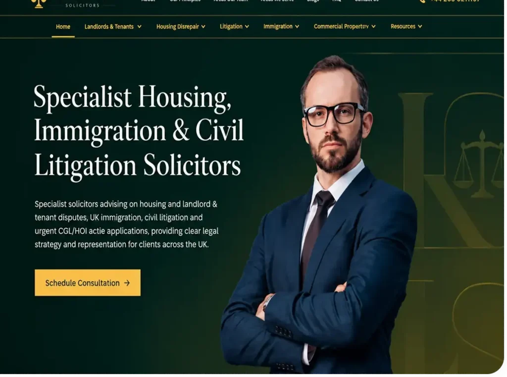 Knights & Sulah — Law Firm Website