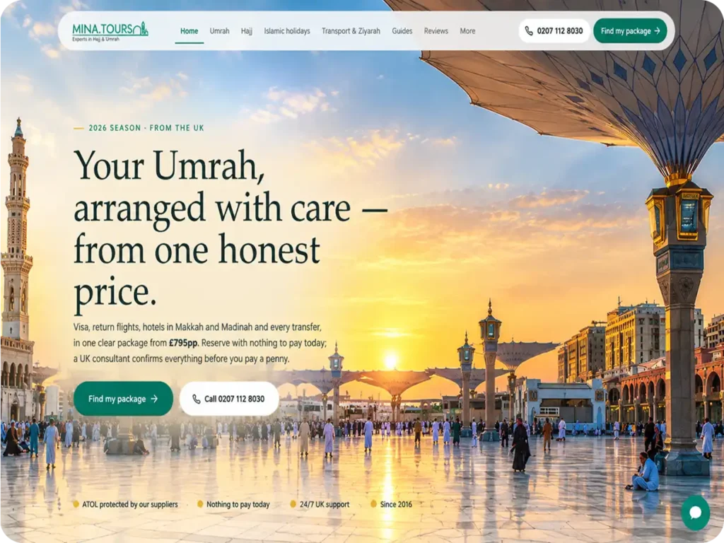 Makkah — Umrah Booking Experience